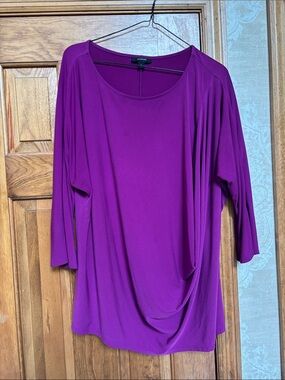 Alfani Magenta Draped Women’s Tunic